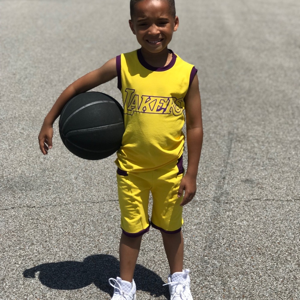 Faux Team Jersey and shorts